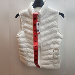 White Puffer Vest